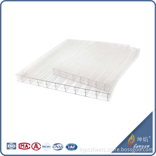 100% Bayer Material Polycarbonate Hollow PC Sheet